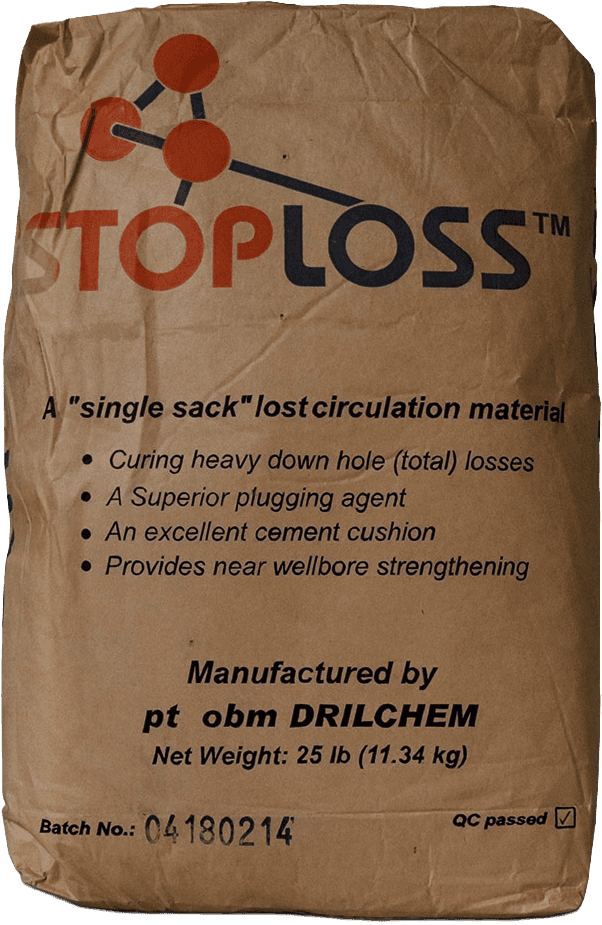STOPLOSS lost-circulation material product packaging